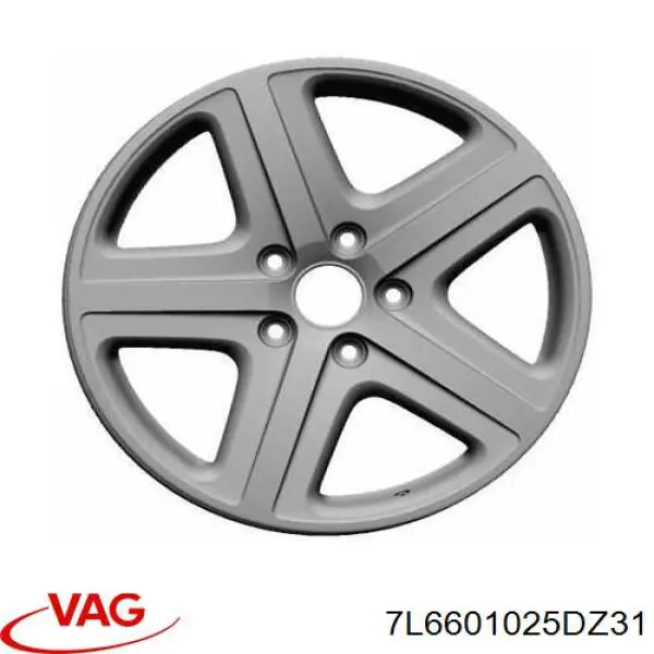 Диски колісні литі (легкосплавні, титанові) VAG 7L6601025DZ31 ціна, від 1070.76 USD