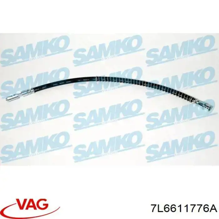 Шланг гальмівний задній VAG 7L6611776A ціна, від 16.07 USD