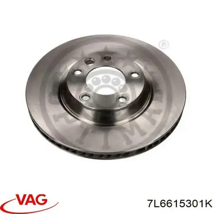 7L6615301K VAG Гальмо дискове переднє