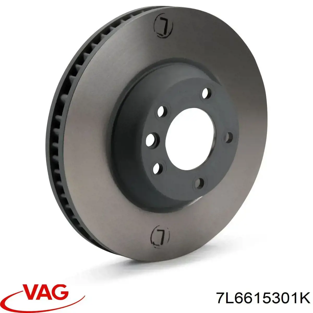 7L6615301K VAG Гальмо дискове переднє