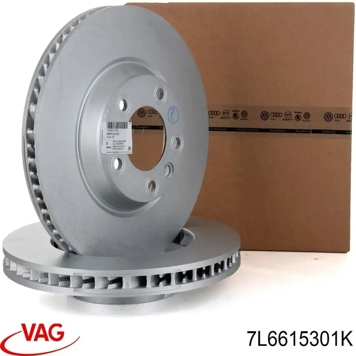 Купити 7L6615301K VAG Ротор гальмівний