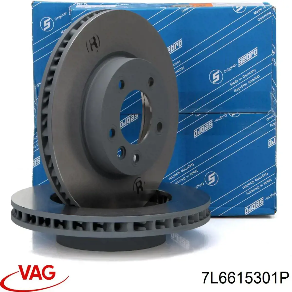 Диск гальмівний передній VAG 7L6615301P