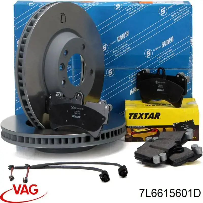 Купити 7L6615601D VAG Диск заднього гальма