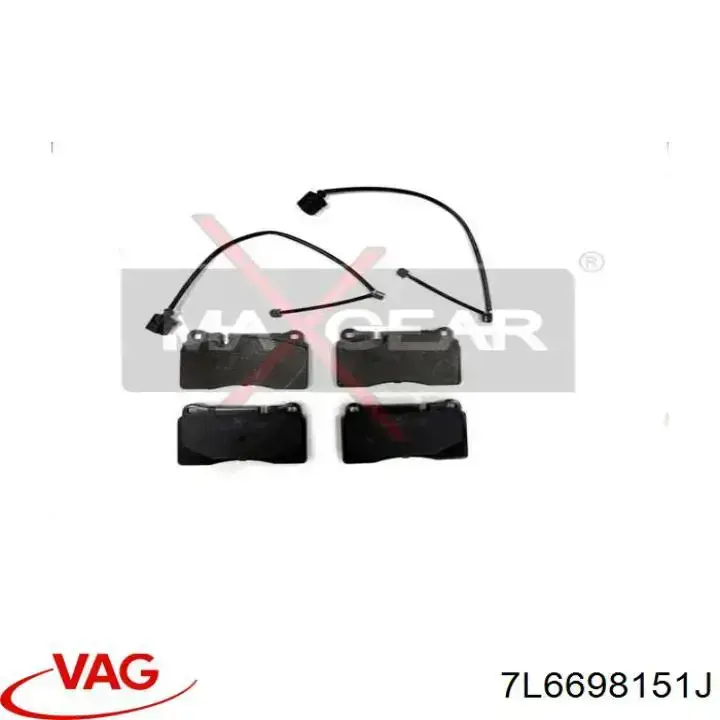 Передні тормозні колодки 7L6698151J VAG