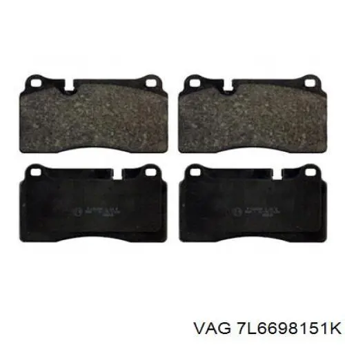 Тормозні колодки VAG 7L6698151K
