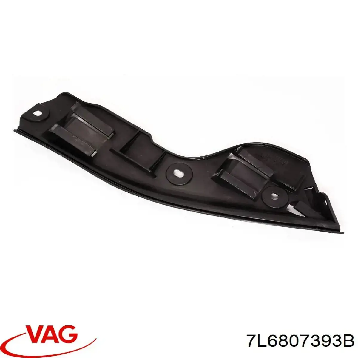 Направляюча заднього бампера, ліва 7L6807393B VAG