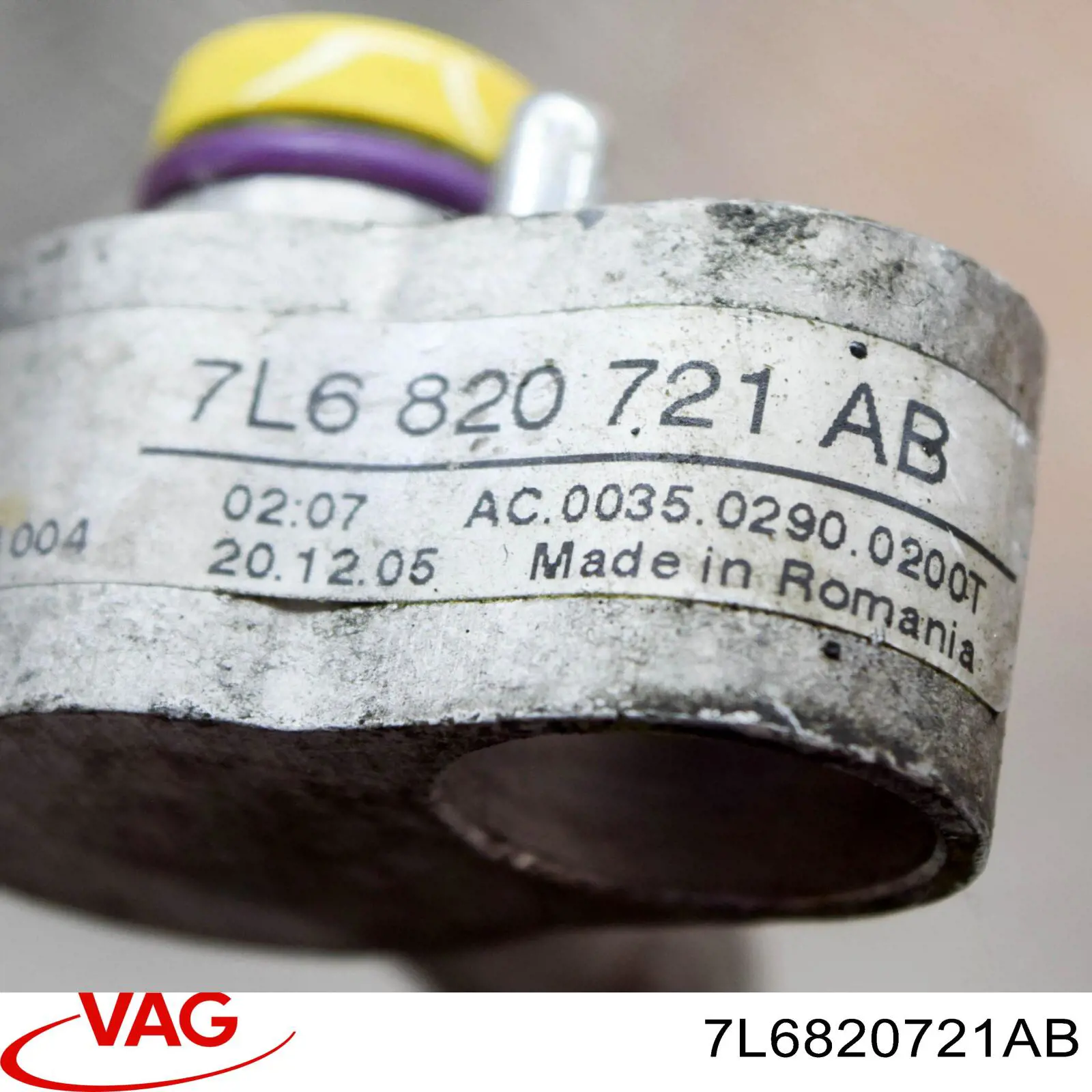 Шланг кондиціонера, від радіатора до осушувачу VAG 7L6820721AB ціна, від 24.89 USD