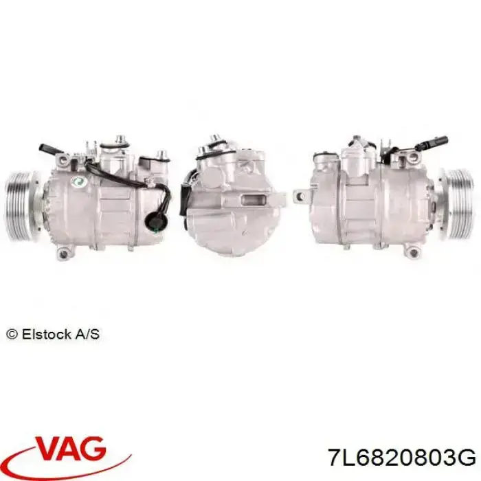 Компресор системи кондиціювання VAG 7L6820803G ціна, від 190.04 USD
