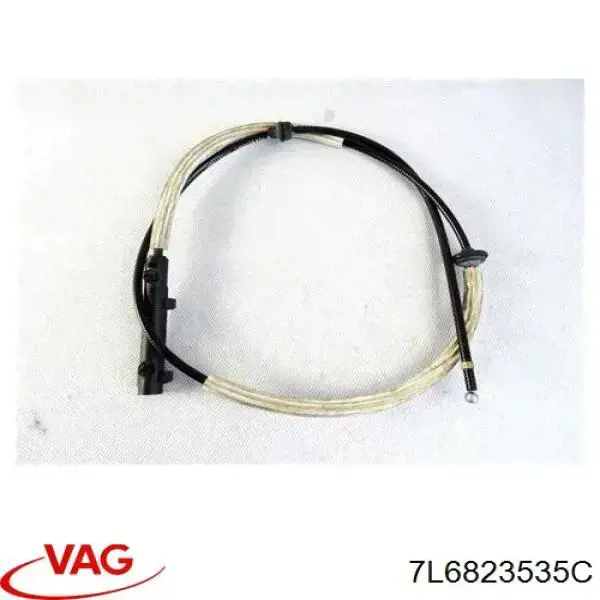 Трос відкриття капота, задній VAG 7L6823535C ціна, від 17.28 USD