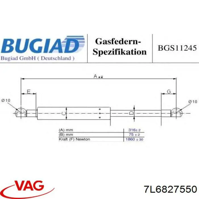 Купити 7L6827550 VAG 