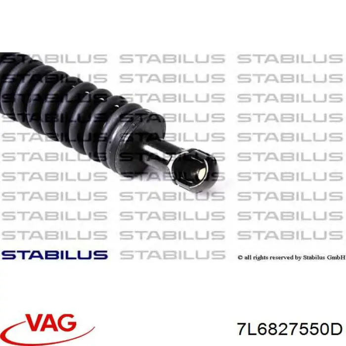 Амортизатор двері задньої VAG 7L6827550D ціна, від 62.92 USD