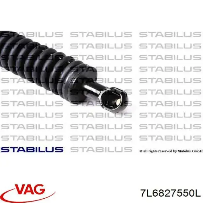 Купити 7L6827550L VAG Амортизатор двері багажника