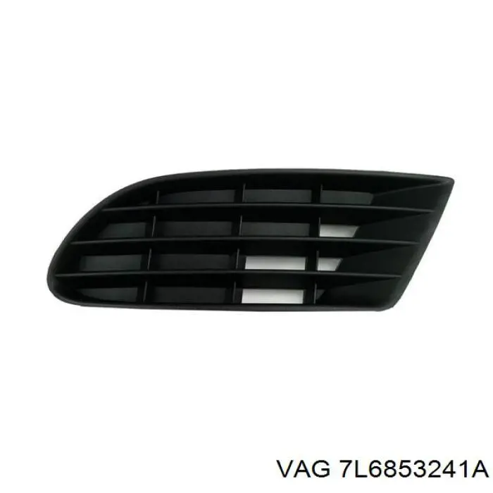  Молдинг переднього бампера, лівий Volkswagen Touareg 1