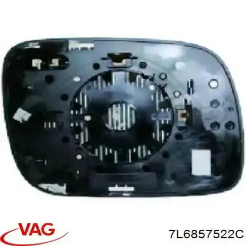 Купити 7L6857522C VAG Скло дзеркала заднього виду, правого