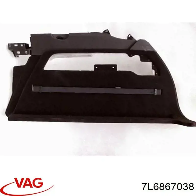 Облицювання багажного відсіку, праве VAG 7L6867038 ціна, від 10.12 USD