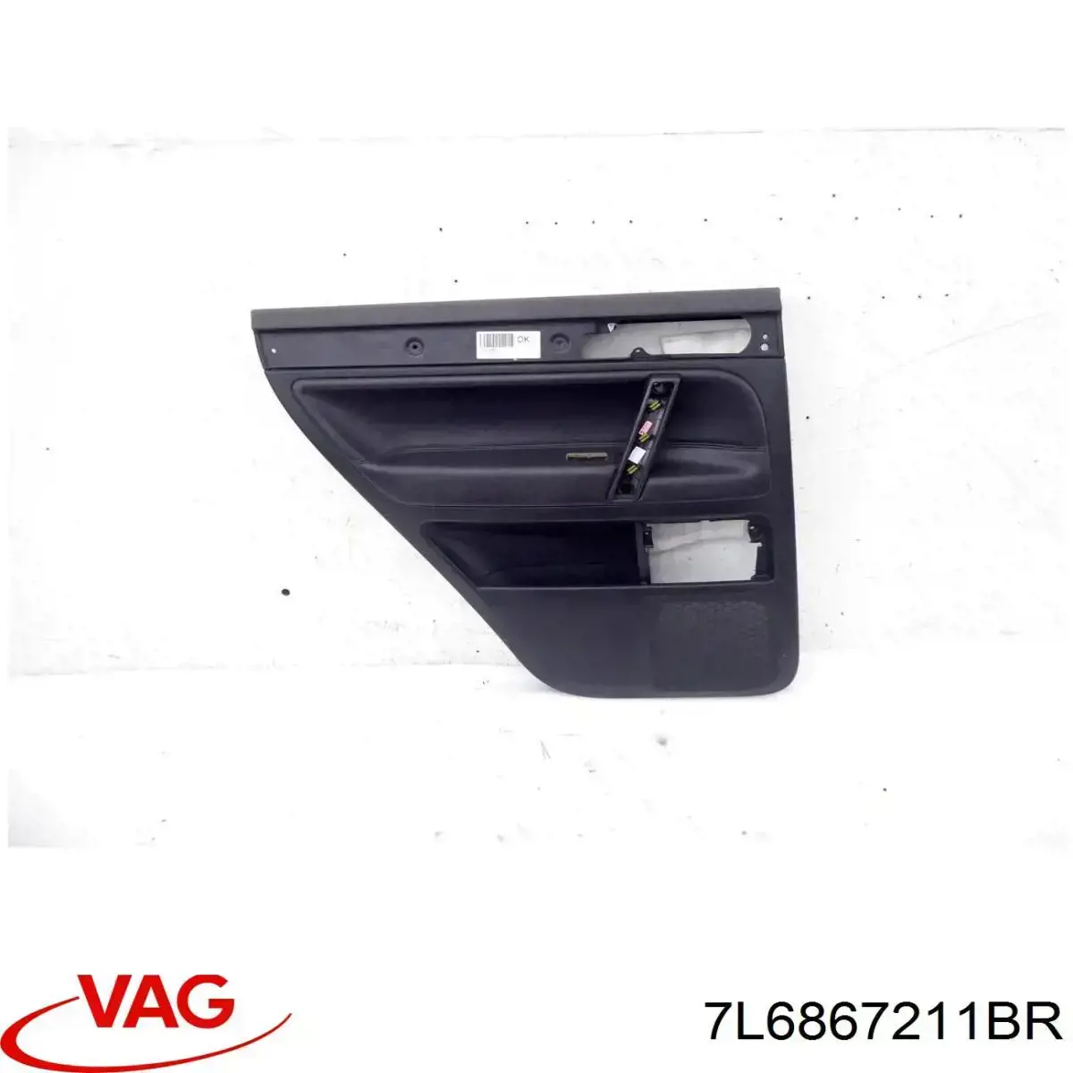 Дверна карта правих задніх дверей VAG 7L6867211BR ціна, від 34.40 USD