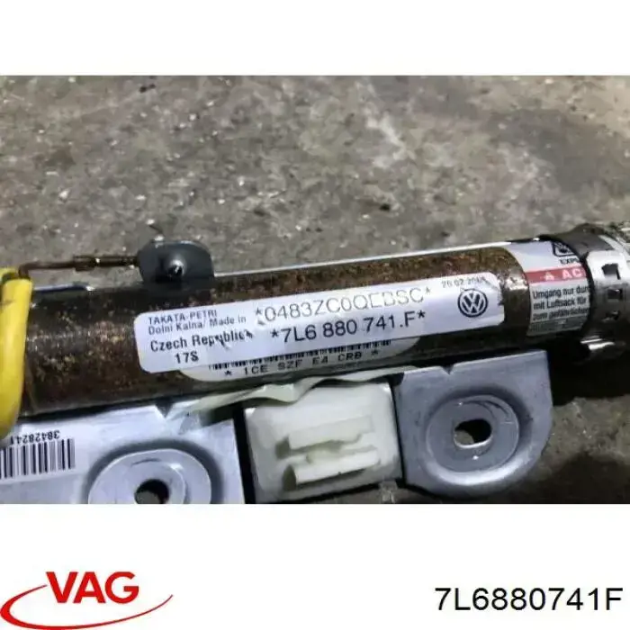  Подушка безпеки, збоку, ліва, AIRBAG Volkswagen Touareg 1
