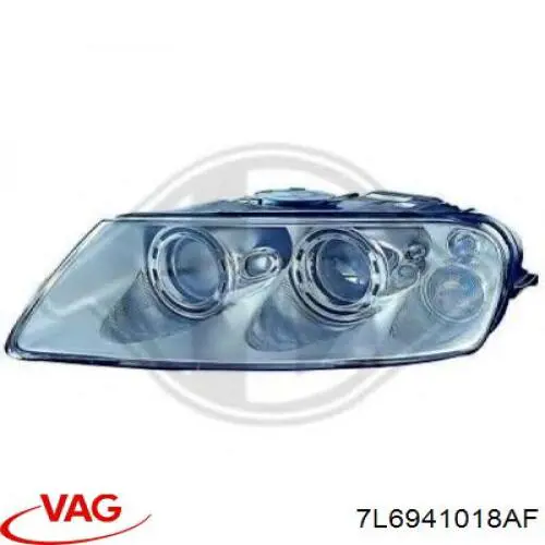 Купити 7L6941018AF VAG Права блок фара