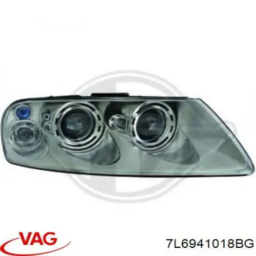 Основна фара - вставка VAG 7L6941018BG ціна, від 247.46 USD