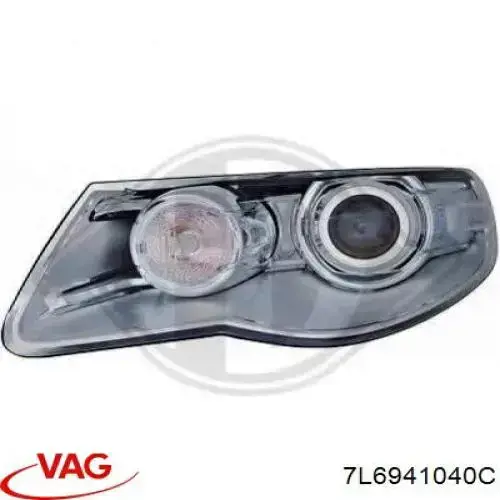 Фара правая VAG 7L6941040C ціна, від 687.28 USD
