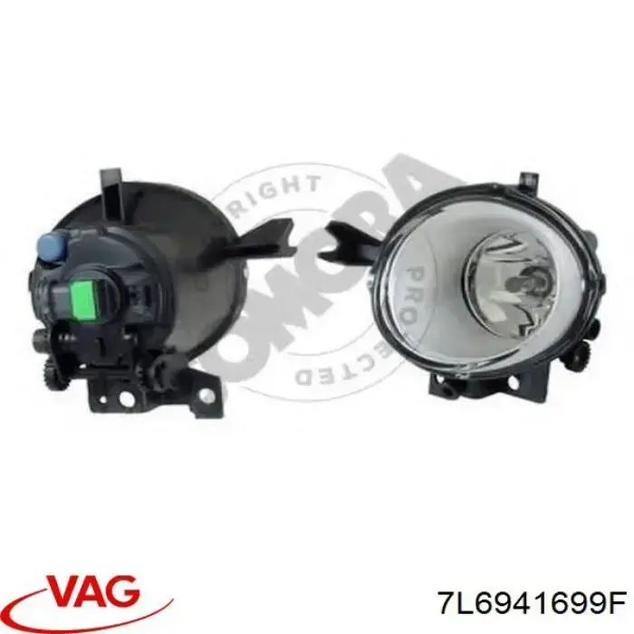 Купити 7L6941699F VAG Фара протитуманна, ліва