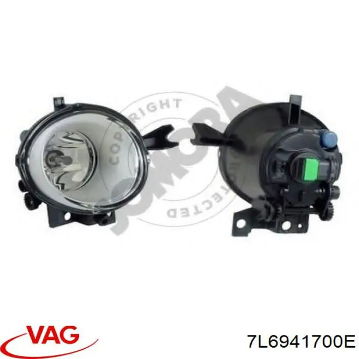 Фара протитуманна, права VAG 7L6941700E ціна, від 33.75 USD