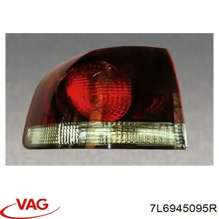 Задня ліва зовнішня фара VAG 7L6945095R ціна, від 43.95 USD