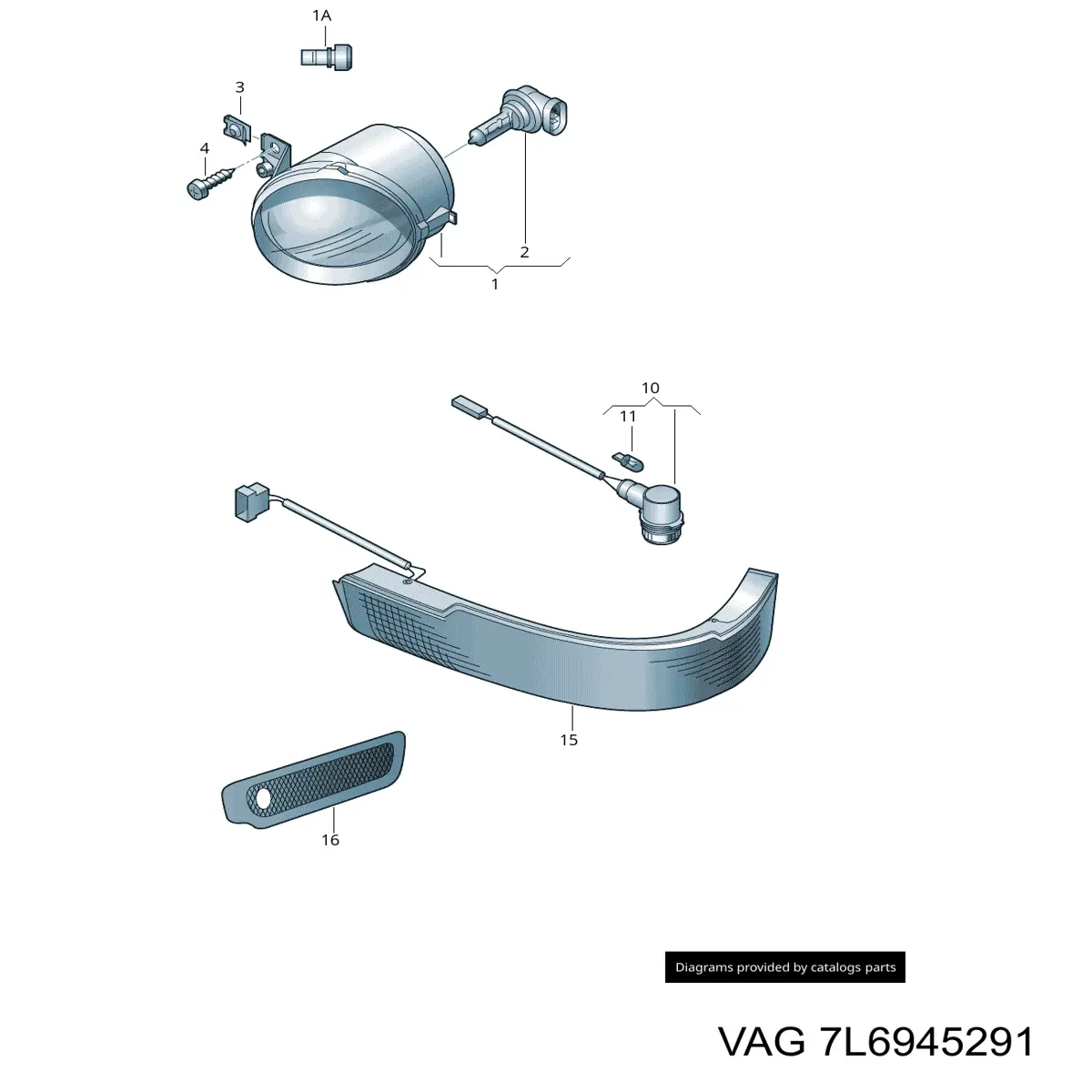  VAG 7L6945291 ціна, від 11.25 USD