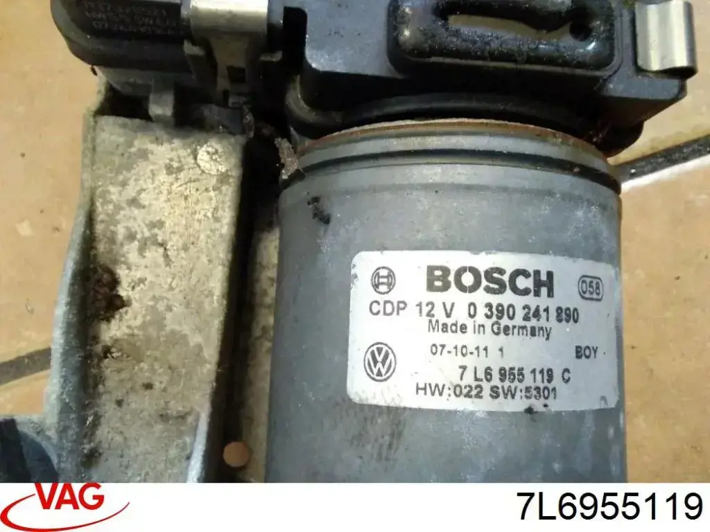 Мотор стеклоочищувача VAG 7L6955119 ціна, від 361.06 USD