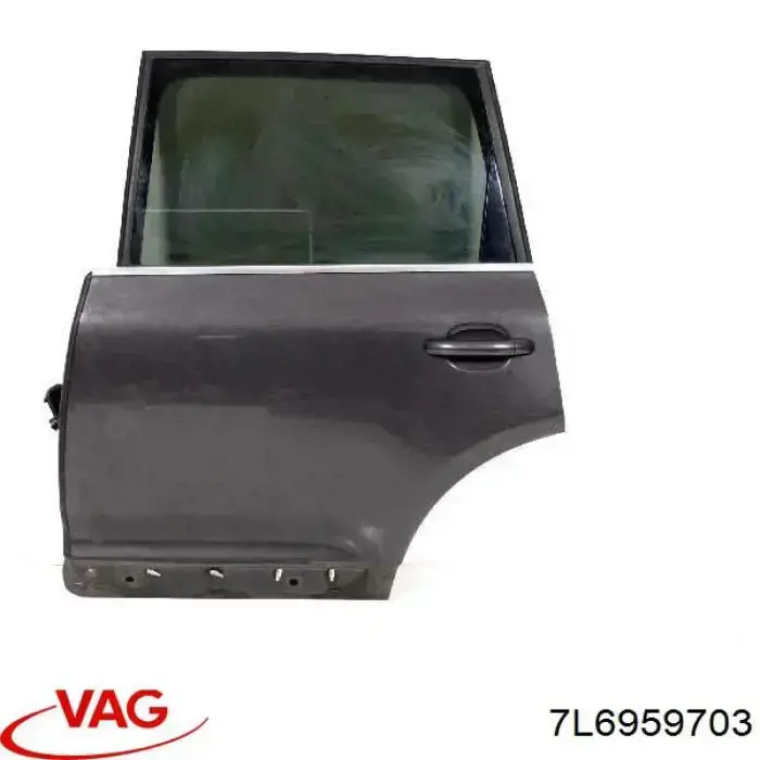 7L6959703 VAG Моторчик склопідйомника двері задніх, лівих