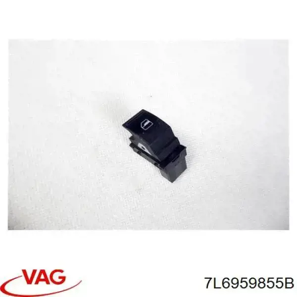 Купити 7L6959855B VAG Кнопка вмикання двигуна склопідіймача передня права
