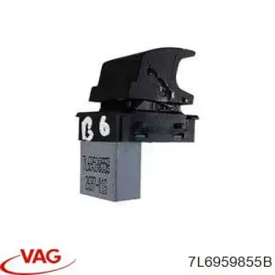 7L6959855B VAG кнопка вмикання двигуна склопідіймача задня