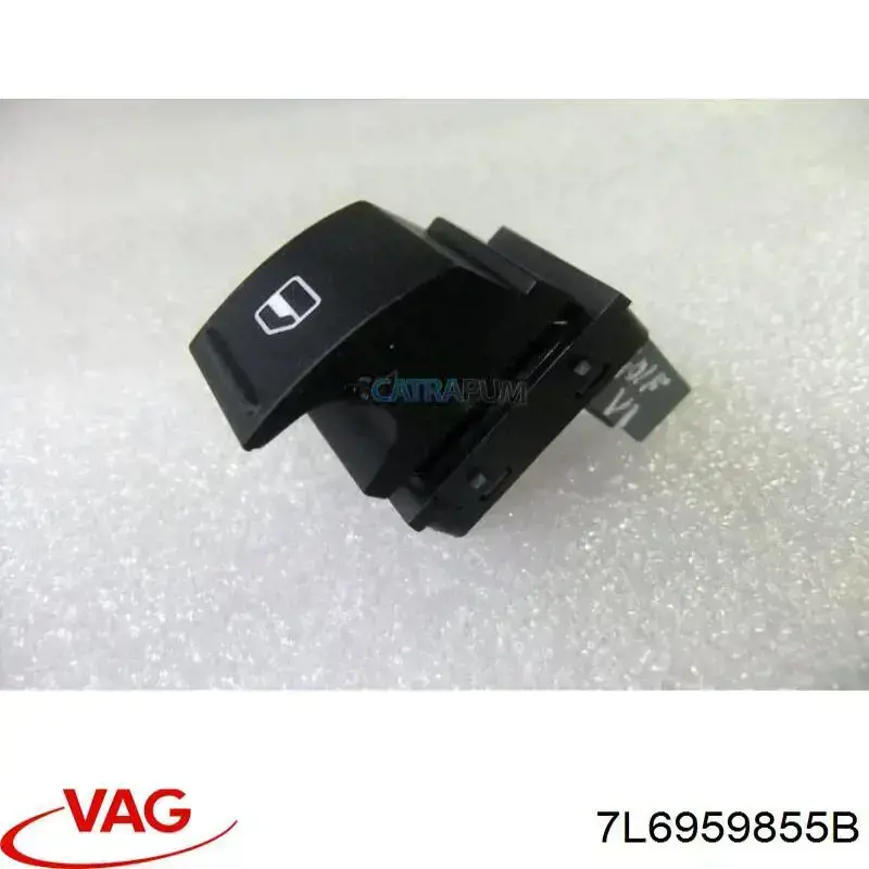 Купити 7L6959855B VAG Кнопка вмикання двигуна склопідіймача передня права