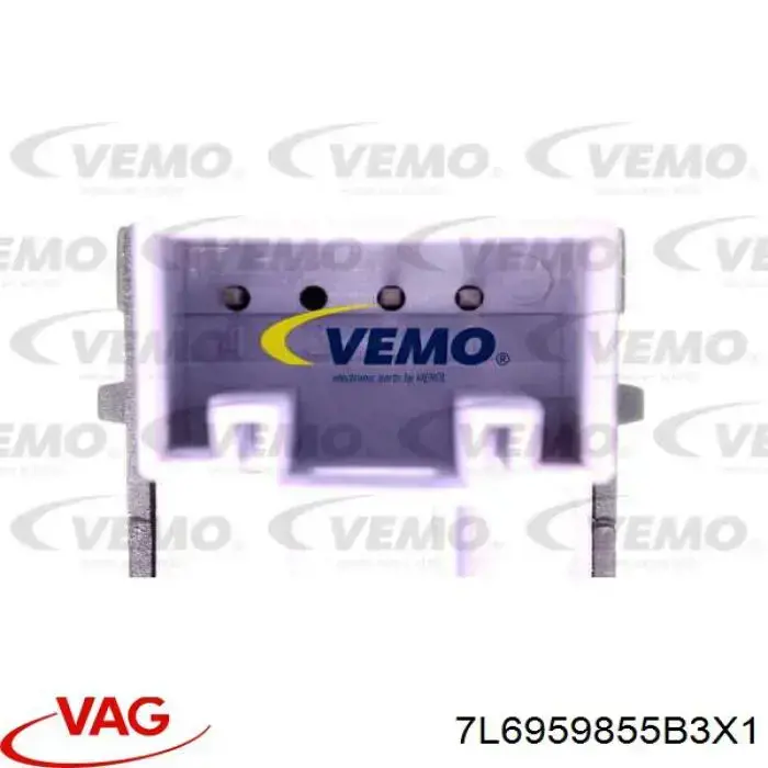 Купити 7L6959855B3X1 VAG Кнопка вмикання двигуна склопідіймача передня права