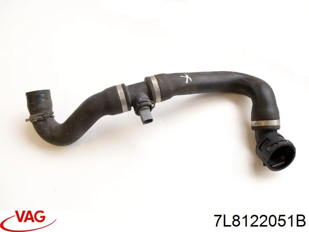 Купити 7L8122051B VAG Шланг/патрубок радіатора охолодження, верхній