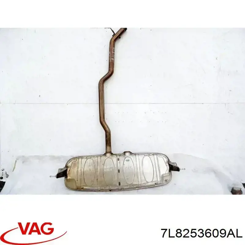 Вихлопна труба VAG 7L8253609AL ціна, від 444.41 USD