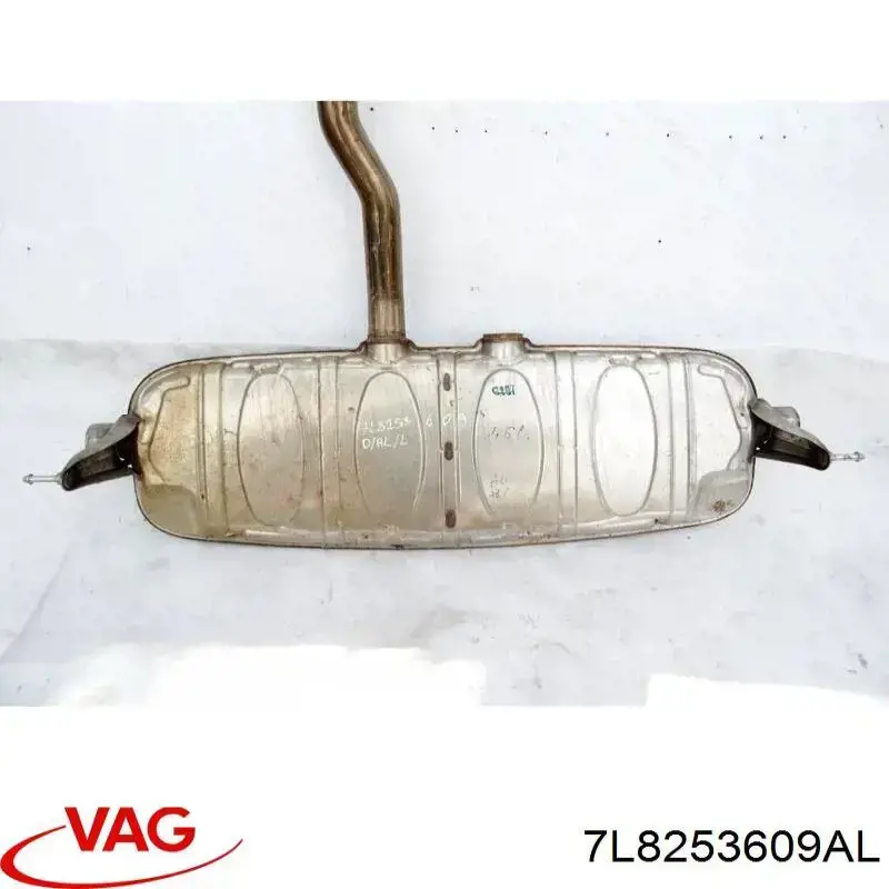 7L8253609AL VAG Глушник, задня частина