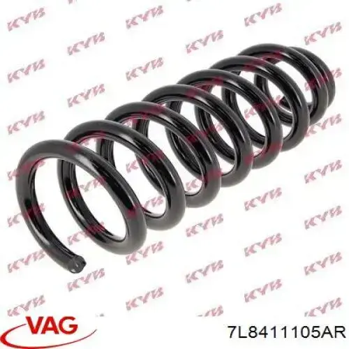Купити 7L8411105AR VAG Гвинтова пружина підвіска