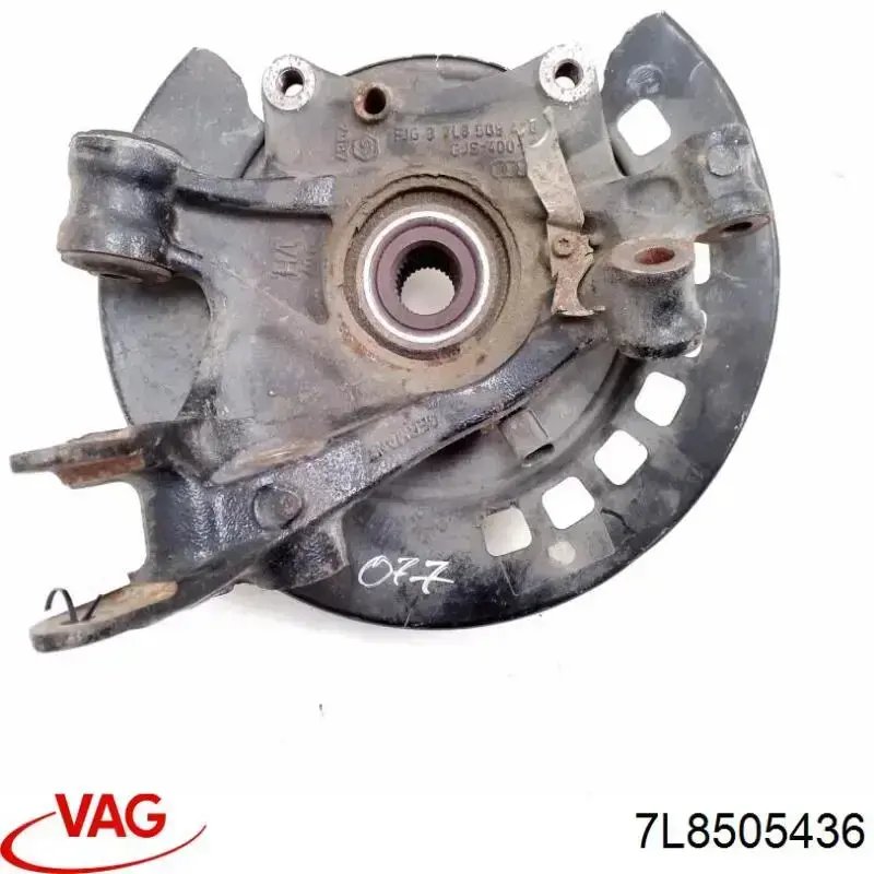Цапфа - поворотний кулак задній, правий 7L8505436 VAG