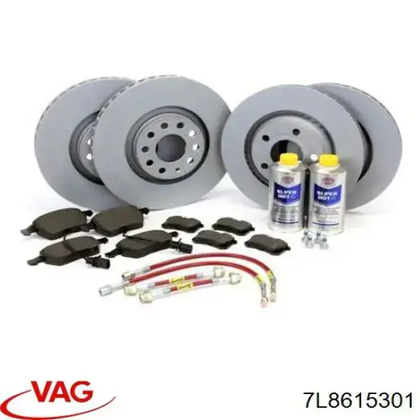 Гальмівні диски передні 7L8615301 VAG