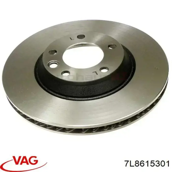 Диск переднього гальма VAG 7L8615301 ціна, від 63.35 USD