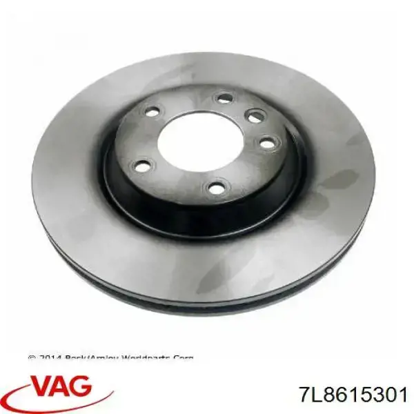 Гальмівні диски передні 7L8615301 VAG