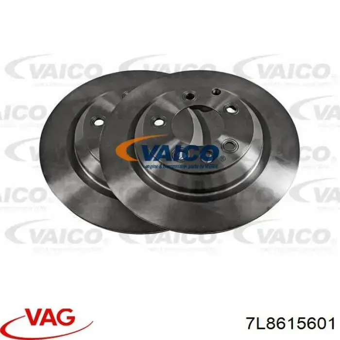 Задні дискові гальма VAG 7L8615601 ціна, від 101.78 USD