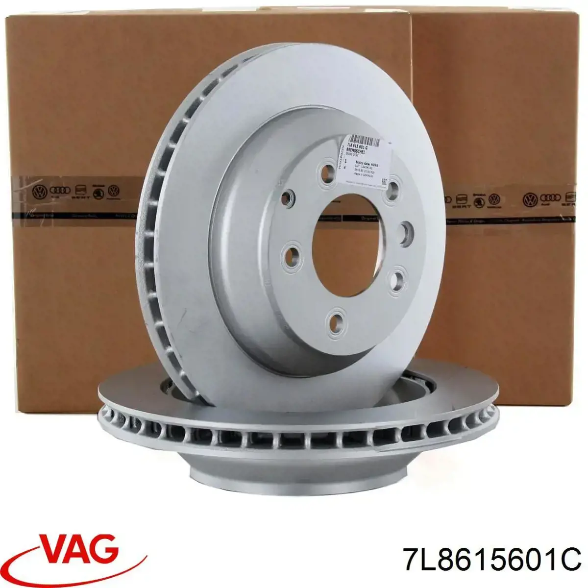 Купити 7L8615601C VAG Диск заднього гальма