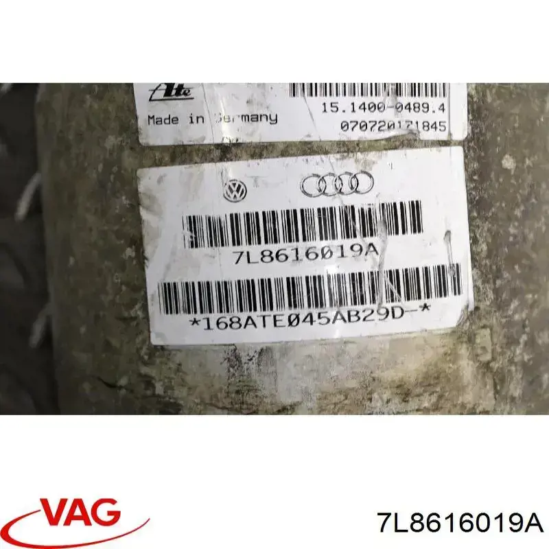 Амортизатор задній, лівий VAG 7L8616019A ціна, від 129.80 USD