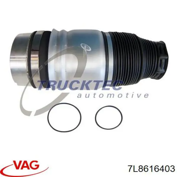 Пневмоподушка/Пневморессора моста переднього VAG 7L8616403 ціна, від 255.00 USD
