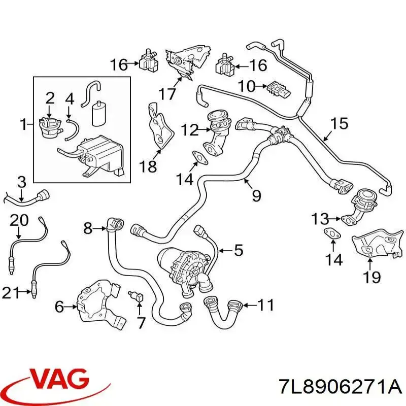  VAG 7L8906271A ціна, від 60.18 USD
