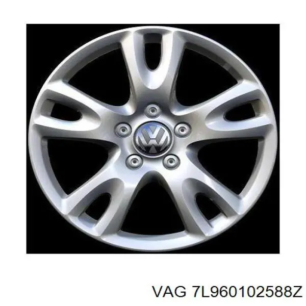 Диски колісні литі (легкосплавні, титанові) VAG 7L960102588Z ціна, від 227.28 USD