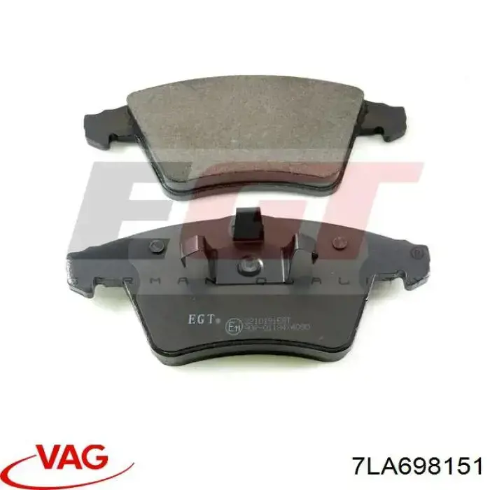 Купити 7LA698151 VAG Колодки гальмівні передні, дискові