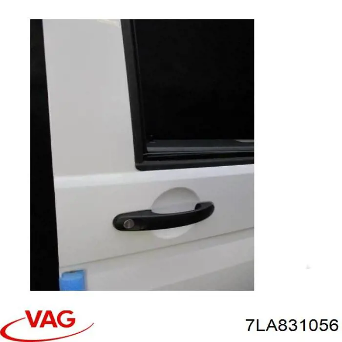 Двері передні, праві VAG 7LA831056 ціна, від 112.87 USD